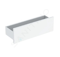 Geberit Smyle Square - Polička 45 cm, lávová/bílá 500.362.00.1