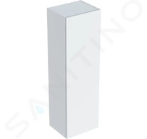 Geberit Smyle Square - Skříňka vysoká 118x36 cm, lesklá bílá 500.361.00.1