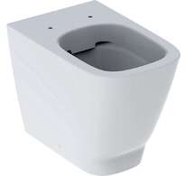 Geberit Smyle Square - Stojící WC, Rimfree, bílá 500.840.00.1