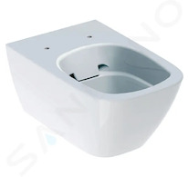 Geberit Smyle Square - Závěsné WC, Rimfree, bílá 500.208.01.1