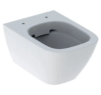 Geberit Smyle Square - Závěsné WC, Rimfree, bílá 500.379.01.1