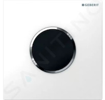Geberit Splachovací systémy - Elektronické ovládání splachování pisoárů typ 10, bateriové napájení, bílá/chrom 116.035.KJ.1