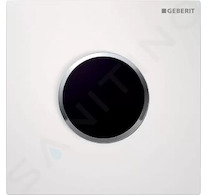 Geberit Splachovací systémy - Elektronické ovládání splachování pisoárů typ 10, síťové napájení, bílá/chrom 116.025.KJ.1
