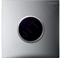 Geberit Splachovací systémy - Elektronické ovládání splachování pisoárů typ 10, síťové napájení, chrom/chrom mat 116.025.KH.1