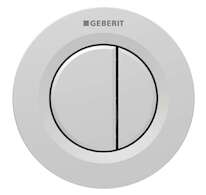 Geberit Splachovací systémy - Oddálené ovládání splachování typ 01, 2-činné, pro nádržku pod omítku 8 cm, easy to clean, matný c