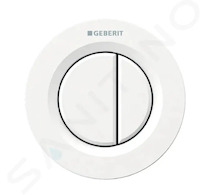 Geberit Splachovací systémy - Oddálené ovládání splachování typ 01, bílá 116.043.11.1