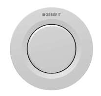 Geberit Splachovací systémy - Oddálené ovládání splachování typ 01, pro nádržku pod omítku 8 cm, easy to clean, matný chrom 116.
