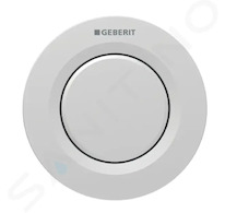 Geberit Splachovací systémy - Oddálené ovládání splachování typ 01, pro nádržku pod omítku 8 cm, easy to clean, matný chrom 116.