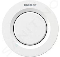 Geberit Splachovací systémy - Oddálené ovládání typ 01, pneumatické, pro 1 množství splachování, alpská bílá 116.040.11.1
