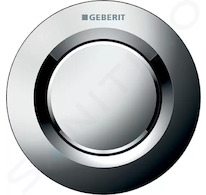 Geberit Splachovací systémy - Oddálené ovládání typ 01, pneumatické, pro 1 množství splachování, lesklý chrom 116.040.21.1
