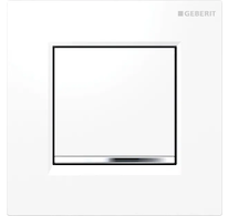 Geberit Splachovací systémy - Ovládání splachování pisoáru, bílá/lesklý chrom 116.017.KJ.1