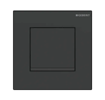 Geberit Splachovací systémy - Ovládání splachování pisoáru, easy to clean, matná černá 116.017.16.1