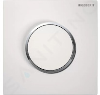 Geberit Splachovací systémy - Pneumatické ovládání splachování pisoáru typ 10, bílá/chrom 116.015.KJ.1