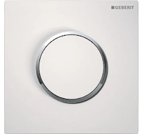 Geberit Splachovací systémy - Pneumatické ovládání splachování pisoáru typ 10, bílá/chrom 116.015.KJ.1