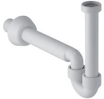 Geberit  - Trubková zápachová uzávěrka pro umyvadlo a bidet, vývod vodorovný, d 32 mm, alpská bílá 151.113.11.1