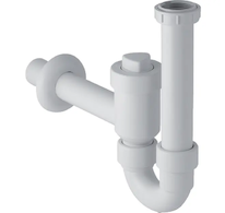 Geberit  - Trubková zápachová uzávěrka, uzavíratelná, zpětný ventil, vývod vodorovný, d 40 mm 152.860.11.1