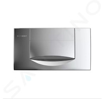 Geberit Twinline - Ovládací tlačítko splachování 200F, pochromovaná lesklá 115.222.21.1