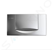 Geberit Twinline - Ovládací tlačítko splachování 200F, pochromovaná matná 115.222.46.1