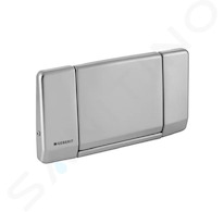 Geberit Twinline - Ovládací tlačítko splachování Highline, nerezová ocel 115.151.00.1