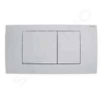 Geberit Twinline30 - Ovládání splachování, easy to clean, matný chrom 115.899.JQ.1