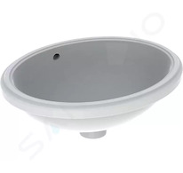 Geberit VariForm - Umyvadlo vestavné 48x42 cm, s přepadem, bílá 500.748.01.2