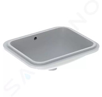Geberit VariForm - Umyvadlo vestavné 53x45 cm, s přepadem, bílá 500.760.01.2