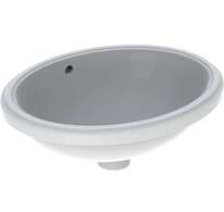 Geberit VariForm - Umyvadlo vestavné 56x50 cm, s přepadem, bílá 500.752.01.2