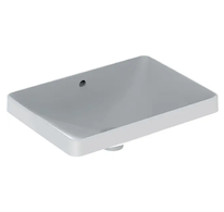 Geberit VariForm - Umyvadlo zápustné 55x40 cm, s přepadem, bílá 500.736.01.2
