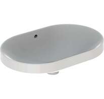 Geberit VariForm - Umyvadlo zápustné 60x40 cm, s přepadem, bílá 500.728.01.2