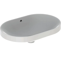 Geberit VariForm - Umyvadlo zápustné 60x40 cm, s přepadem, bílá 500.728.01.2