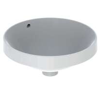 Geberit VariForm - Umyvadlo zápustné, průměr 40 cm, s přepadem, bílá 500.700.01.2