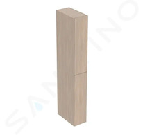 Geberit - Vysoká skříňka 180x24x48 cm, 2 zásuvky, dub 503.011.JH.1