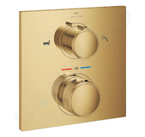 Grohe Allure - Termostatická baterie pod omítku, pro 2 spotřebiče, Cool Sunrise 19446GL2