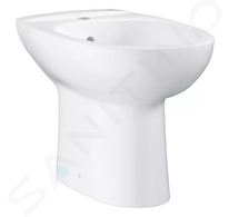 Grohe Bau Ceramic - Stojící bidet s přepadem, alpská bílá 39432000