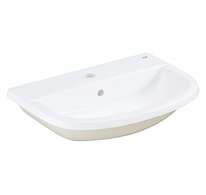 Grohe Bau Ceramic - Umyvadlo nábytkové 56x40 cm, s přepadem, otvor pro baterii, alpská bílá 39422000