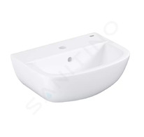 Grohe Bau Ceramic - Umývátko 45x35 cm, s přepadem, 1 otvor pro baterii, alpská bílá 39424000
