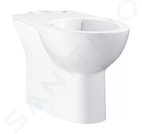 Grohe Bau Ceramic - WC kombi mísa, Rimless, alpská bílá 39429000