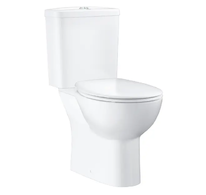 Grohe Bau Ceramic - WC kombi set s nádržkou a sedátkem softclose, rimless, alpská bílá 39604000