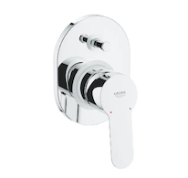 Grohe BauEdge - Baterie pod omítku, pro 2 spotřebiče, s tělesem, chrom 29039000