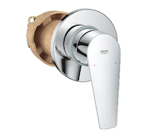 Grohe BauEdge - Sprchová baterie pod omítku, s tělesem, chrom 29040001