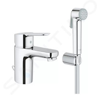 Grohe BauEdge - Umyvadlová baterie s bidetovou sprškou, chrom 23757000