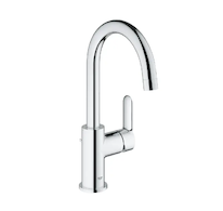 Grohe BauEdge - Umyvadlová baterie, s výpustí, chrom 23093000