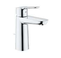 Grohe BauEdge - Umyvadlová baterie s výpustí, chrom 23758000