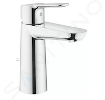 Grohe BauEdge - Umyvadlová baterie s výpustí, chrom 23759000