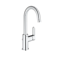 Grohe BauEdge - Umyvadlová baterie s výpustí, chrom 23760000