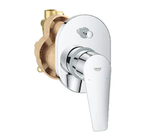 Grohe BauEdge - Vanová baterie pod omítku, s tělesem, chrom 29039001