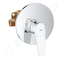 Grohe BauFlow - Sprchová baterie pod omítku, s tělesem, chrom 29112000