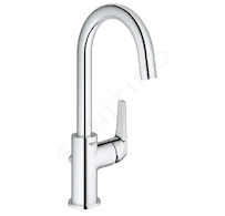 Grohe BauFlow - Umyvadlová baterie s výpustí, chrom 23753000