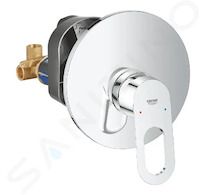 Grohe BauLoop - Sprchová baterie pod omítku, s tělesem, chrom 29080000