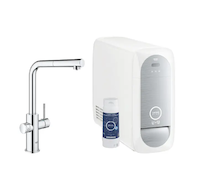 Grohe Blue Home - Dřezová baterie Connected s výsuvnou koncovkou, s chladícím zařízením a filtrací, chrom 31927001